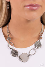 Load image into Gallery viewer, Asymmetrical Attention - Silver Necklace