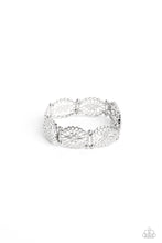 Load image into Gallery viewer, Curly Chic - Silver Stretchy Bracelet