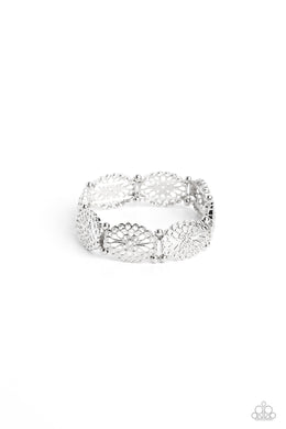 Curly Chic - Silver Stretchy Bracelet