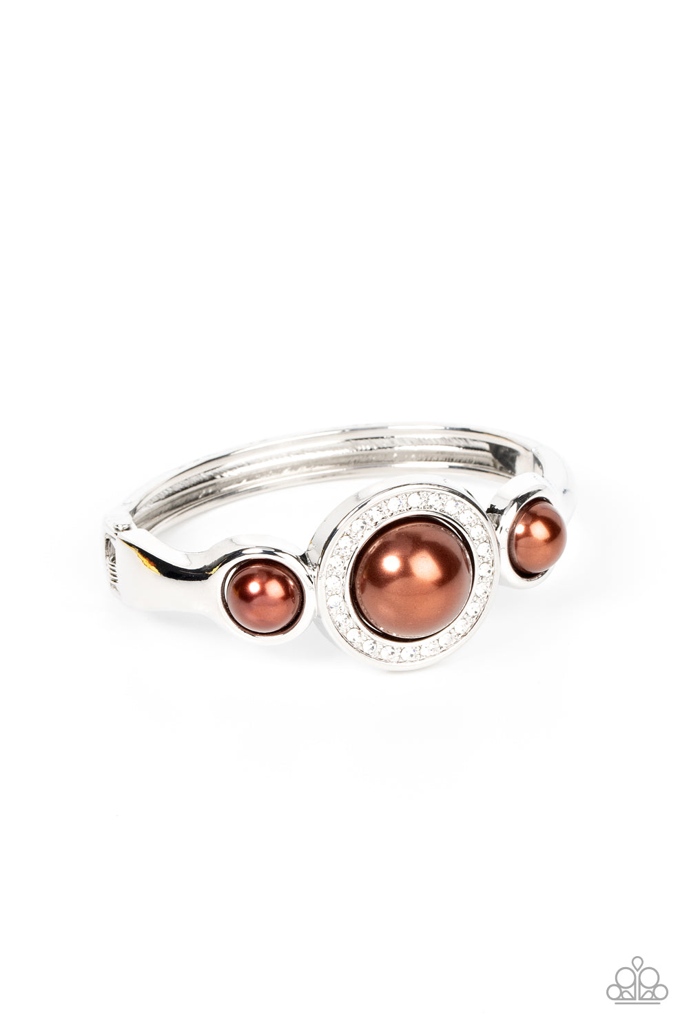 Debutante Daydream - Brown Hinged Bracelet