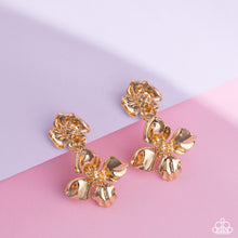 Load image into Gallery viewer, Gilded Grace - Gold Post Earrings