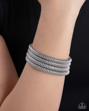 Load image into Gallery viewer, Casual Coils - Silver Coil Bracelet