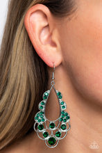 Load image into Gallery viewer, Majestic Masquerade - Green Earrings