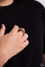 Load image into Gallery viewer, Triple Crossed - Copper Urban Ring