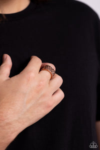 Triple Crossed - Copper Urban Ring