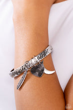 Load image into Gallery viewer, Free-Spirited Fantasy - Silver Bangle Bracelet