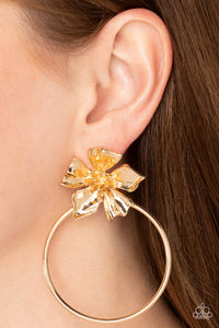 Buttercup Bliss - Gold Post Earrings