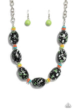 Load image into Gallery viewer, No Laughing SPLATTER - Green Necklace