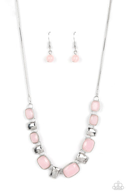 Polished Parade - Pink Necklace