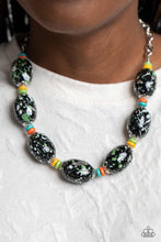 Load image into Gallery viewer, No Laughing SPLATTER - Green Necklace