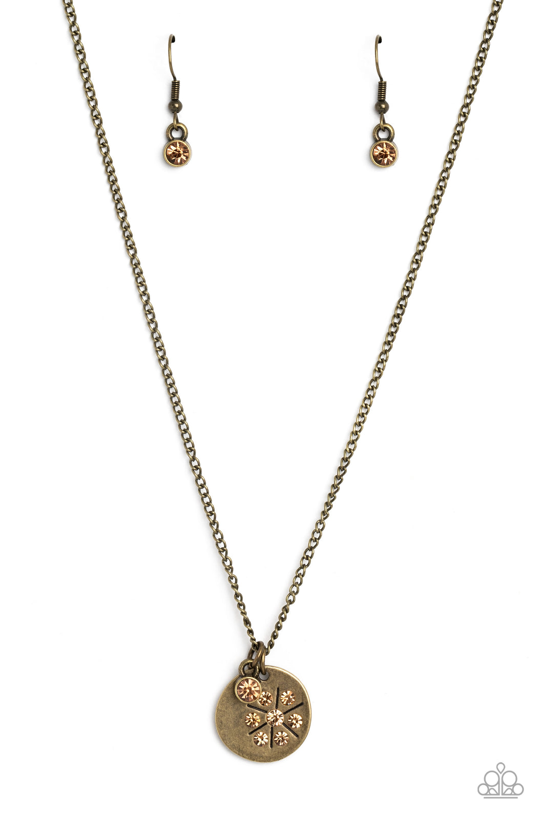 Dandelion Delight - Brass Necklace