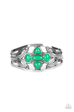 Load image into Gallery viewer, Caribbean Cabana - Green Cuff Bracelet