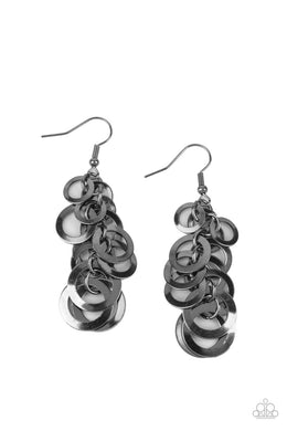 Closed Circuit Sass - Black Gunmetal Earrings