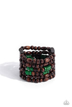 Load image into Gallery viewer, Paradise Palazzo - Green Stretchy Bracelet