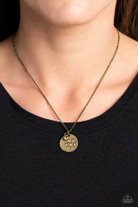 Dandelion Delight - Brass Necklace