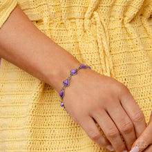 Load image into Gallery viewer, Quarry Quarrel - Purple Bracelet