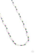 Load image into Gallery viewer, Colorblock Charm - Green Necklace