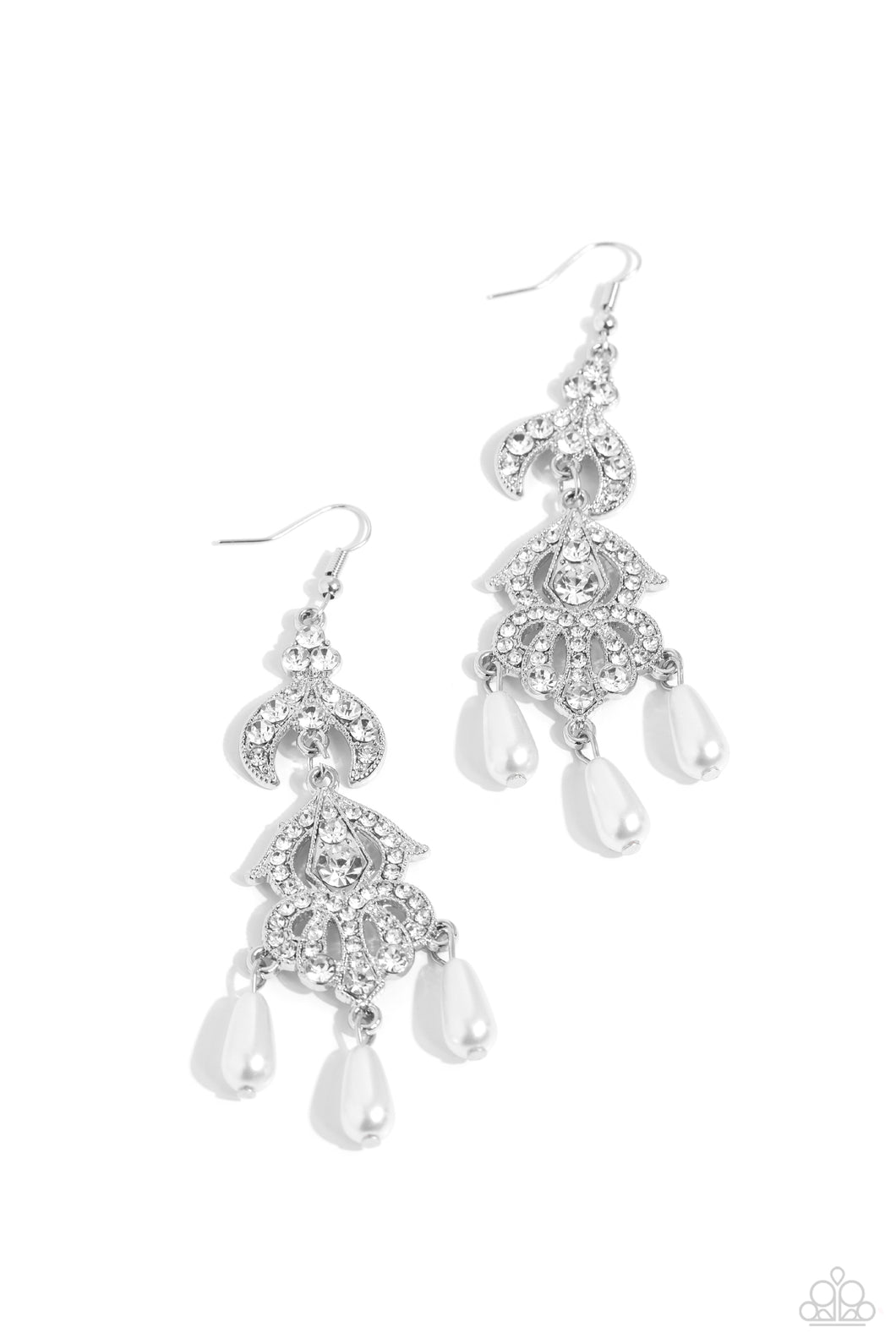 Cosmopolitan Combo - White Earrings