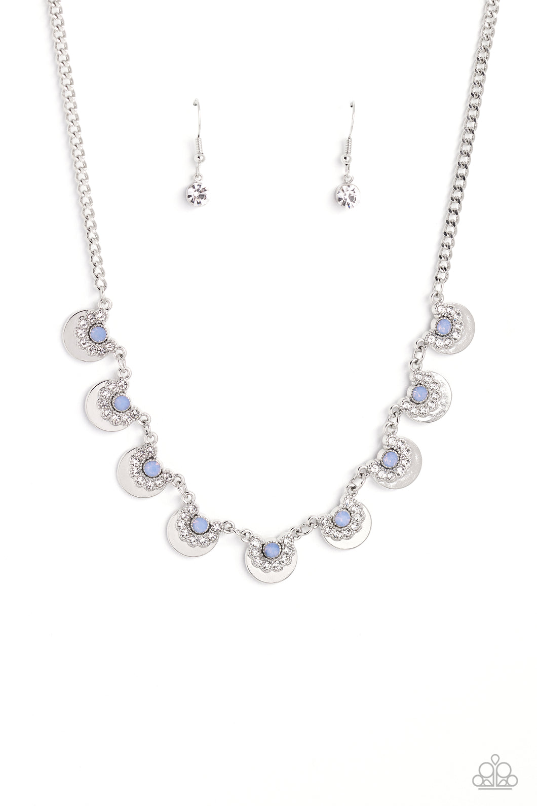 Grandiose Grace - Blue Necklace