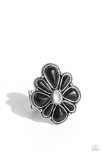 Load image into Gallery viewer, Floral Folklore - Black Ring