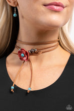 Load image into Gallery viewer, Wanderlust Wrap - Blue Necklace