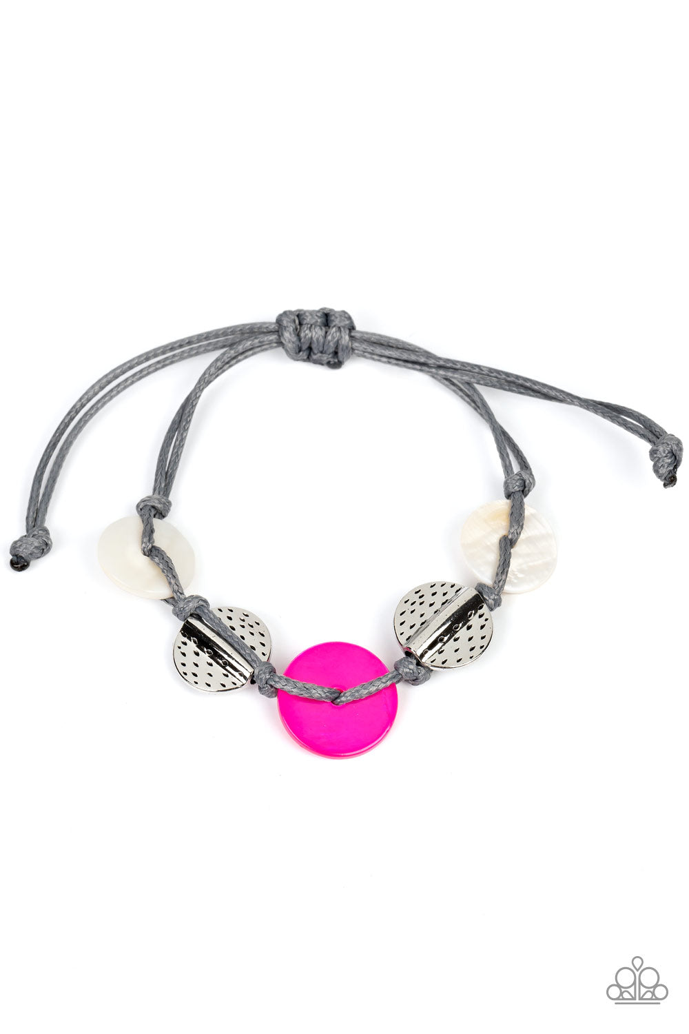 Shore Up - Pink Sliding Knot Bracelet