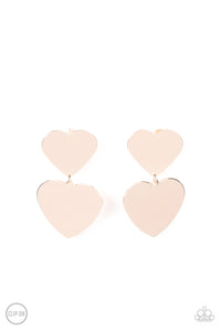 Cowgirl Crush - Rose Gold Clip-On Earrings