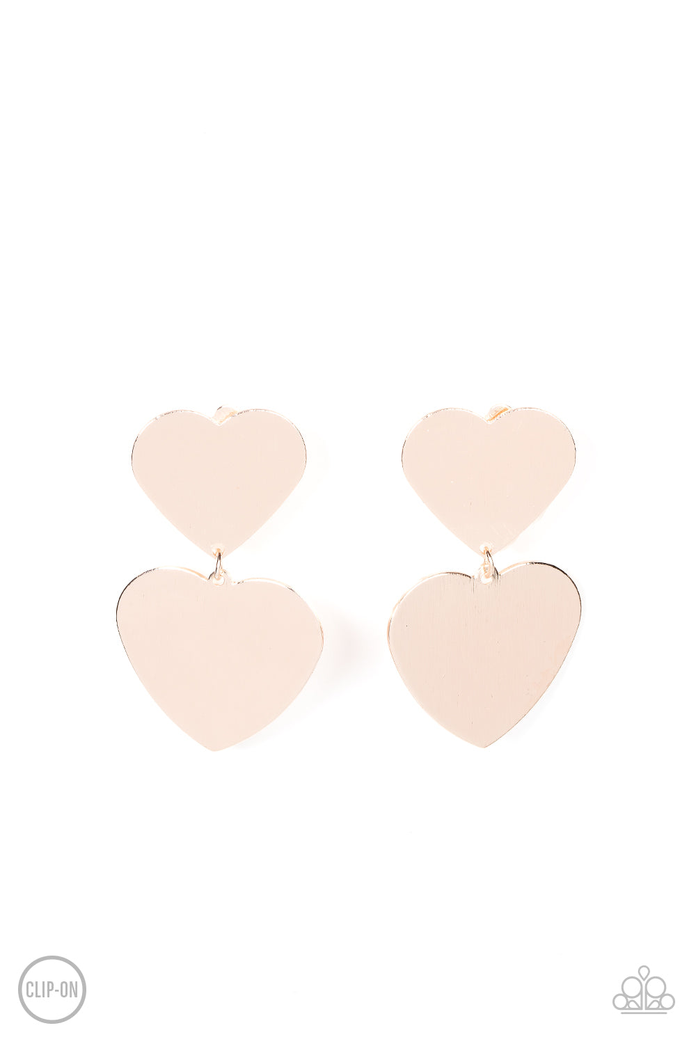 Cowgirl Crush - Rose Gold Clip-On Earrings