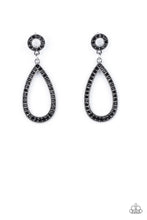 Load image into Gallery viewer, Regal Revival - Black Post Earrings