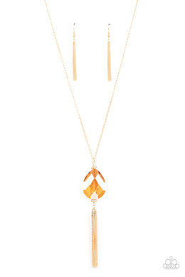 Interstellar Solstice - Gold Necklace