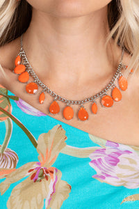 Fairytale Fortuity - Orange Necklace