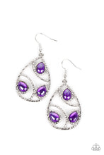 Load image into Gallery viewer, Send the BRIGHT Message - Purple Earrings