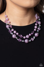 Load image into Gallery viewer, Parisian Pearls - Purple Necklace