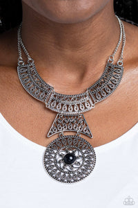 Fetching Filigree - Black Necklace