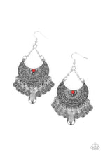 Load image into Gallery viewer, Lunar Allure - Red Earrings