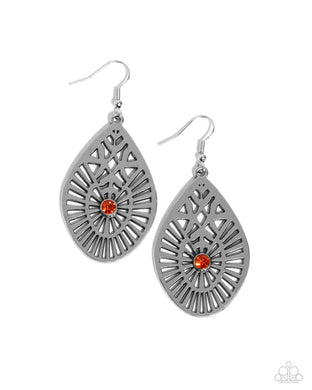 Modern Mural - Orange Earrings