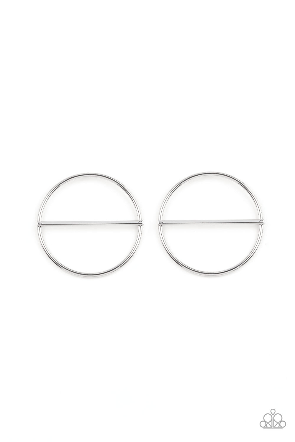 Dynamic Diameter - Silver Post Earrings