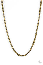 Load image into Gallery viewer, No ENDGAME in Sight - Brass Necklace