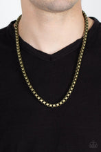 Load image into Gallery viewer, No ENDGAME in Sight - Brass Necklace