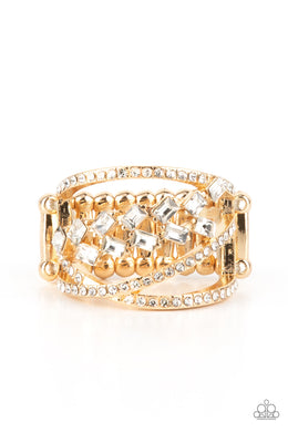 Lavishly Luminary - Gold Ring