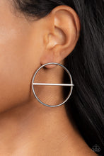 Load image into Gallery viewer, Dynamic Diameter - Silver Post Earrings