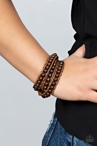 Pine Paradise - Brown Bracelet