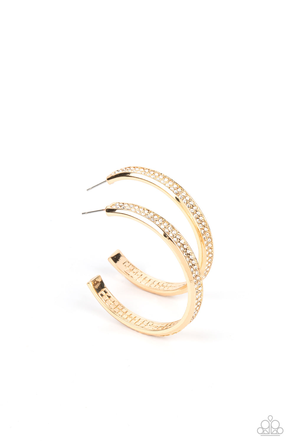 Flash Freeze - Gold Hoop Earrings