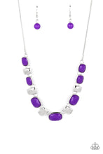 Load image into Gallery viewer, Polished Parade - Purple Necklace