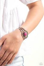 Load image into Gallery viewer, Natural Need - Pink Cuff Bracelet