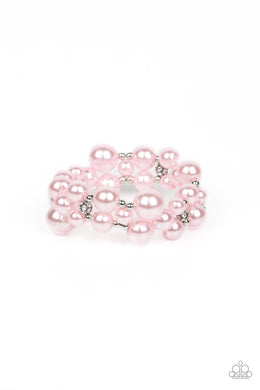 Her Serene Highness - Pink Stretchy Bracelet