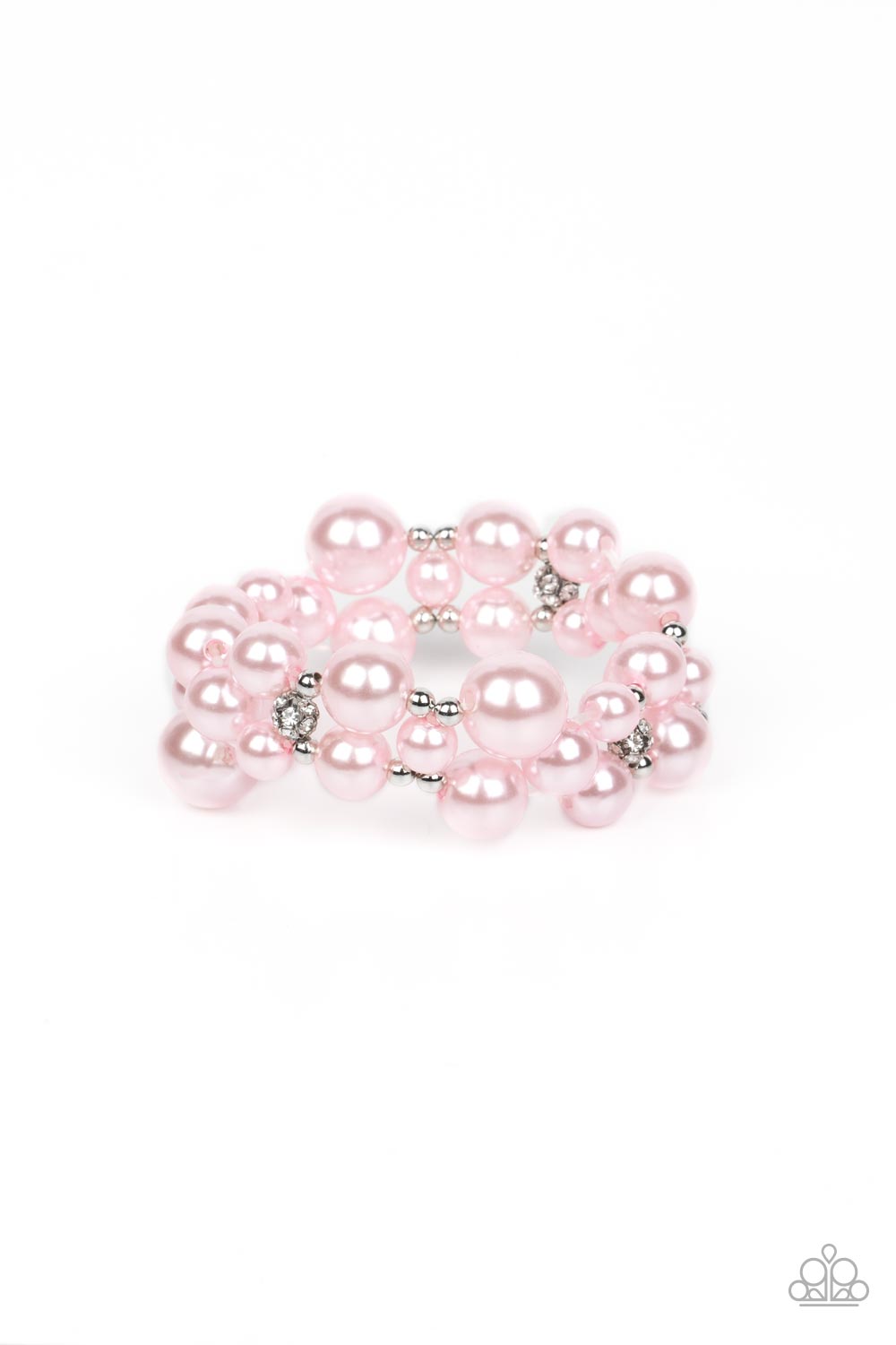 Her Serene Highness - Pink Stretchy Bracelet