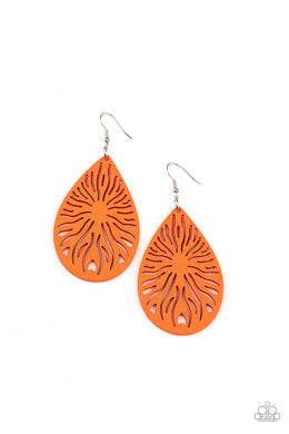 Sunny Incantations - Orange Earrings