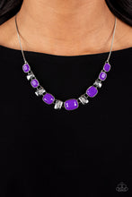 Load image into Gallery viewer, Polished Parade - Purple Necklace