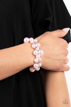 Load image into Gallery viewer, Her Serene Highness - Pink Stretchy Bracelet